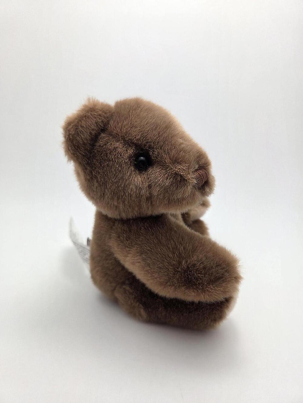 Gund Vintage Dark Brown Teddy Bear 1987 New with Tags! (5 inch)